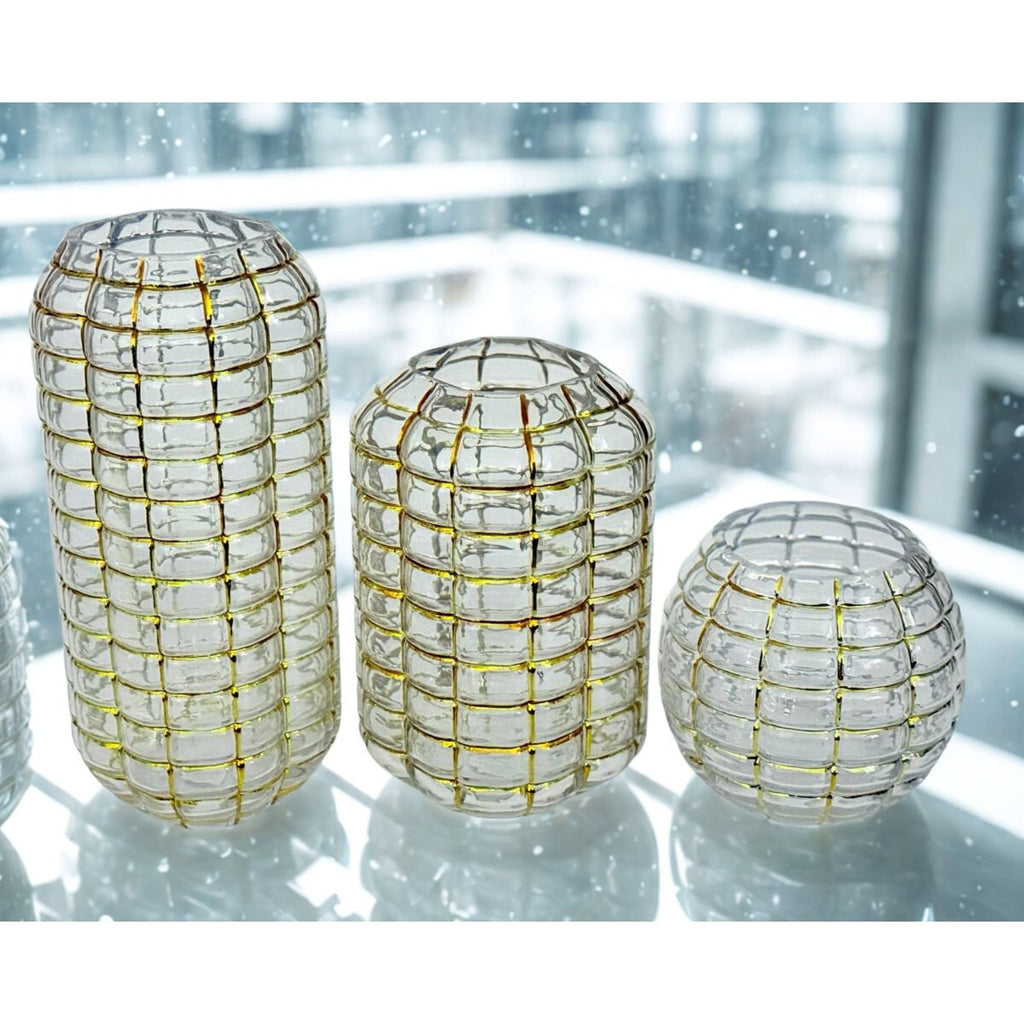 طقم فازات زجاج – 3 قطع