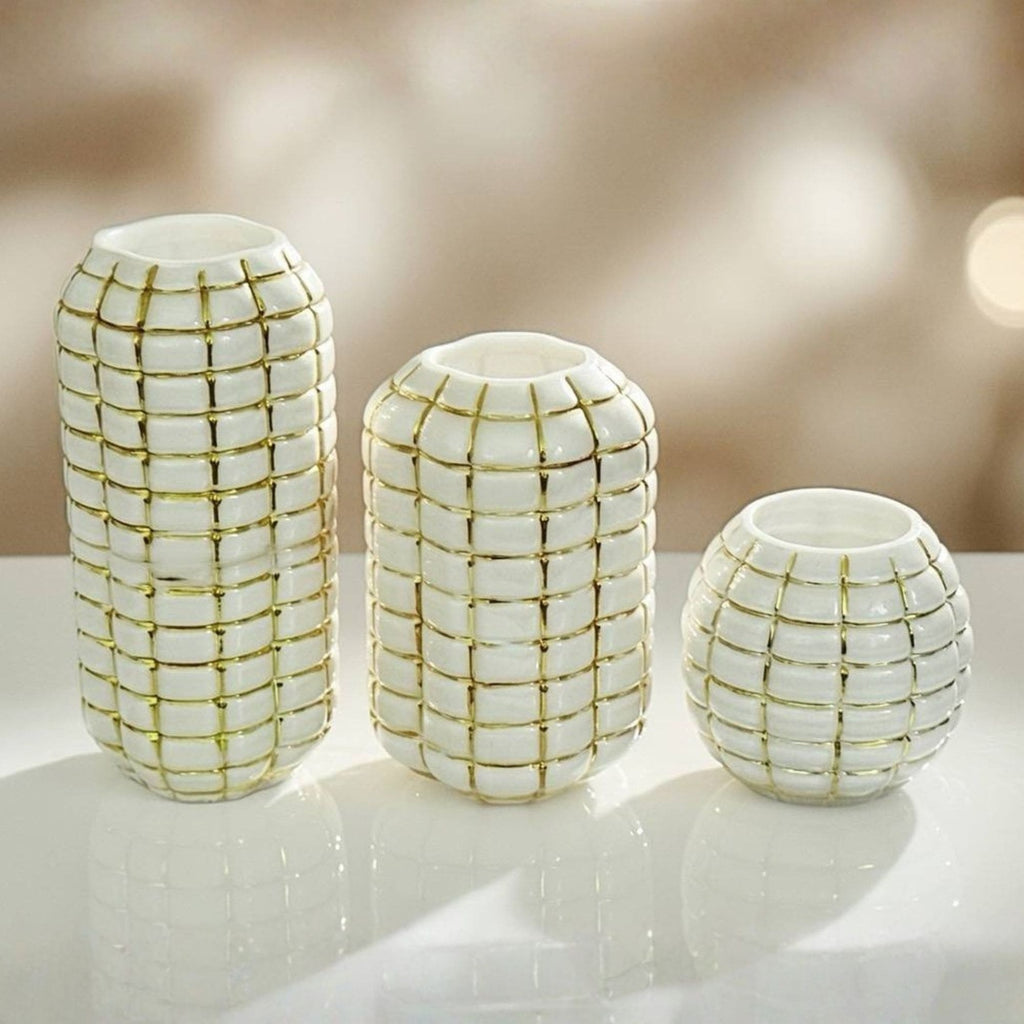 طقم فازات زجاج – 3 قطع